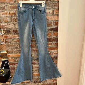 Altar'd State Light Blue Flare Jeans small